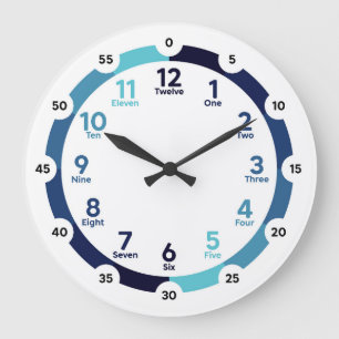 Learning Clock - Midnight Blue