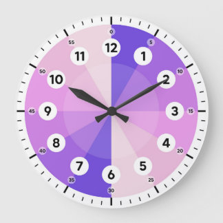 Learning Clock - Telling Time - Amethyst Shades