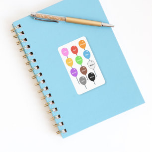 Learning Colours with balloons Sticker
