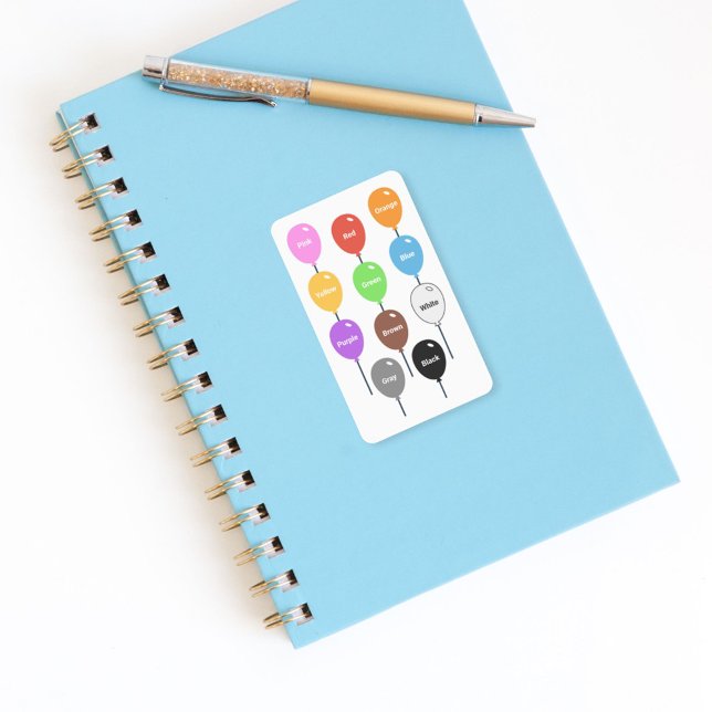 Learning Colours with balloons Sticker (Learning Colors with balloons Sticker)