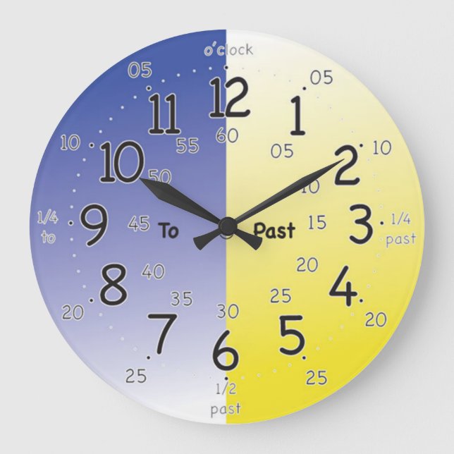 Learning Dail Wall Clock (Front)