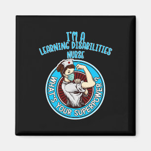 Learning Disabilities Nurse  For Women Nursing App Magnet