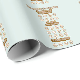 Learning English Phonics Consanant Digraphs Wrapping Paper
