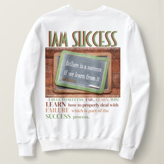 LEARNING FROM FAILURE SWEATSHIRT (Design Back)