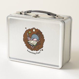Learning Fuel Cute Mole Writing Book In Burrow Metal Lunch Box