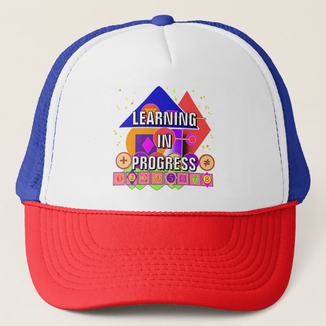 Learning In Progress  Trucker Hat (Front)