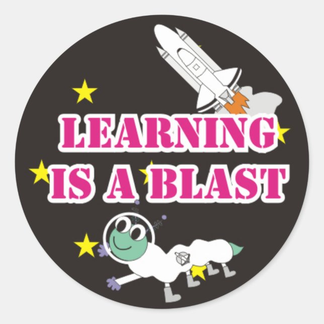 Learning is a Blast Sticker (Front)