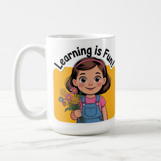 Learning is fun coffee mug (Left)