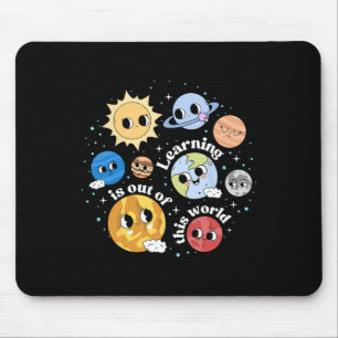 Learning Is Out Of This World Happy First Day Back Mouse Pad
