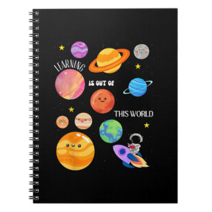 Learning Is Out Of This World Outer Space Science  Notebook