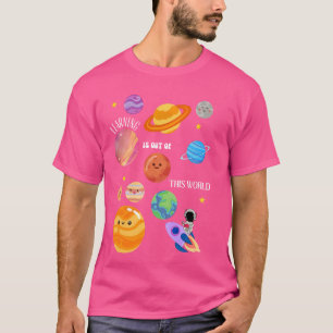 Learning Is Out Of This World Outer Space Science T-Shirt