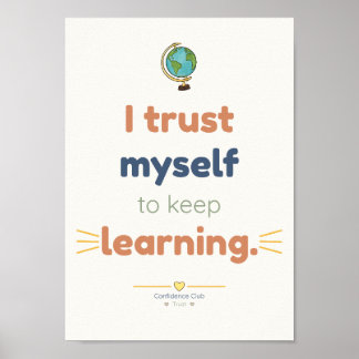 Learning | Kids Affirmation Poster