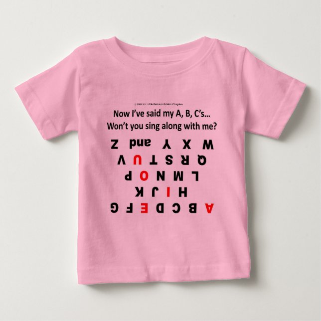 Learning my ABC's (Y.U. Little Genius) - (Revised) Baby T-Shirt (Front)