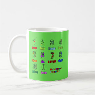 LEARNING NUMBERS FUNTIME COFFEE MUG