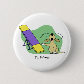 Learning the Teeter Agility 6 Cm Round Badge