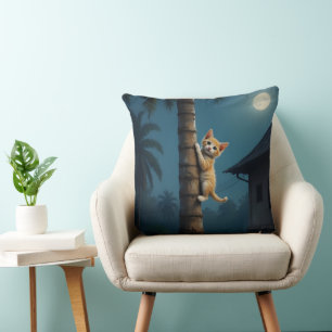 Learning to Climb – Cute Cat Moment Cushion