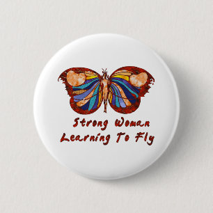 Learning To Fly 6 Cm Round Badge