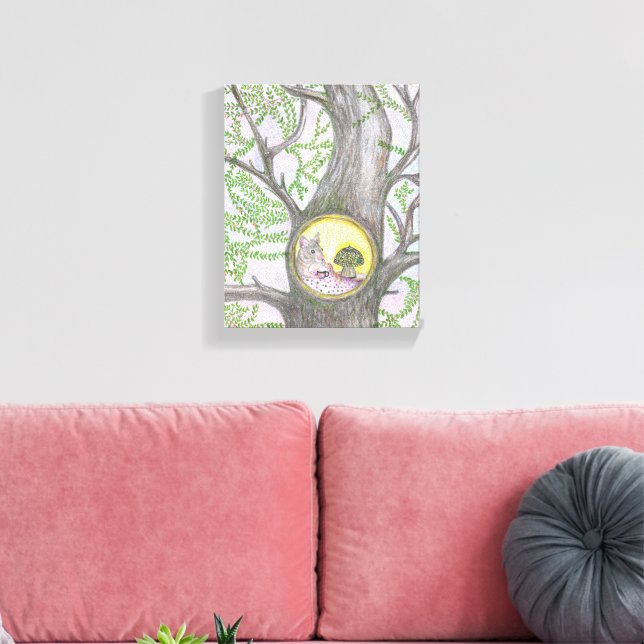 Learning to Fly Canvas Print (Insitu(LivingRoom))