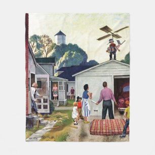 Learning to Fly Fleece Blanket