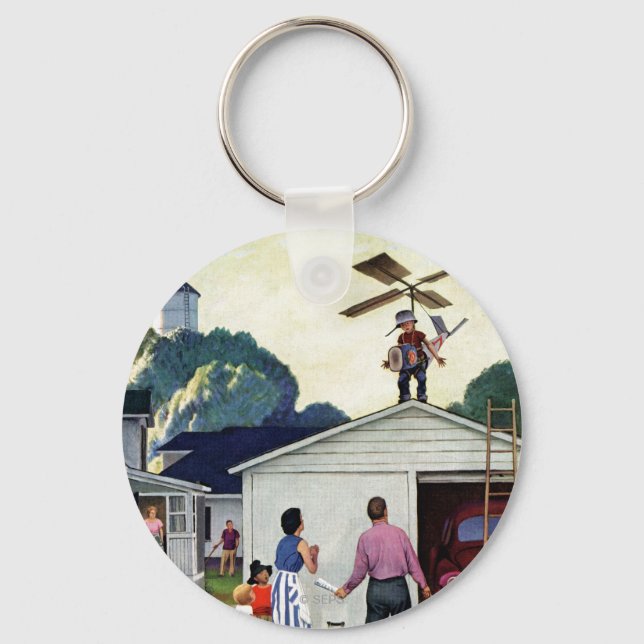 Learning to Fly Key Ring (Front)