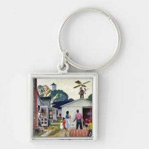 Learning to Fly Key Ring