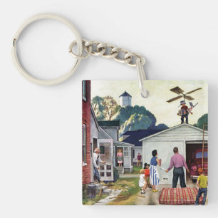 Learning to Fly Key Ring