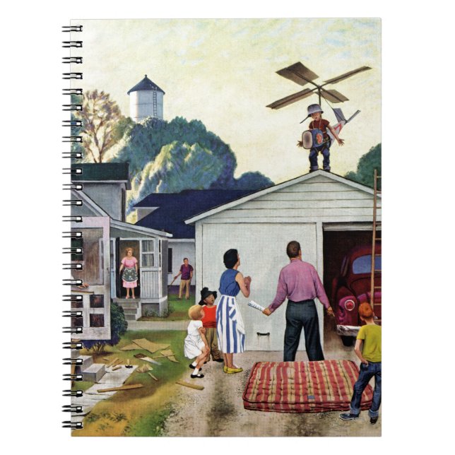 Learning to Fly Spiral Notebook (Front)