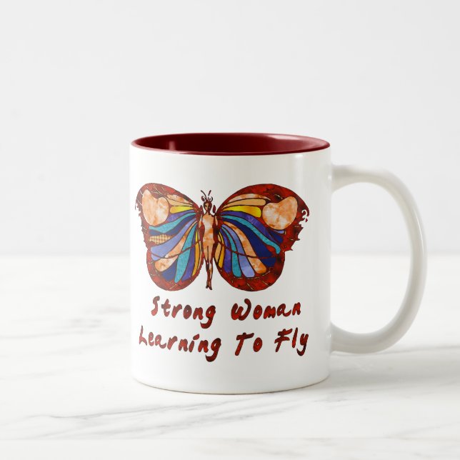 Learning To Fly Two-Tone Coffee Mug (Right)