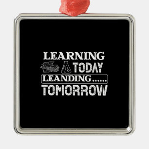 Learning Today Learning Tomorrow Metal Tree Decoration
