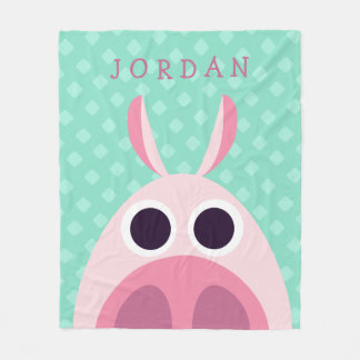 Leary the Pig Fleece Blanket