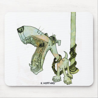 Leashed Mouse Pad