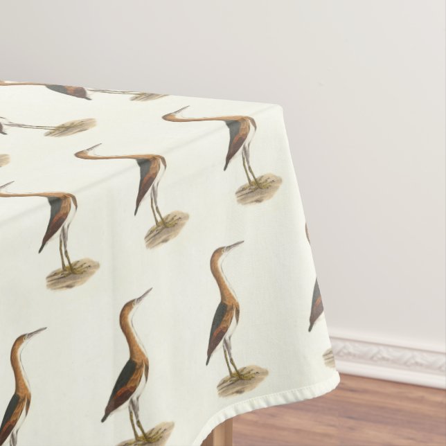 Least Bittern (Ixobrychus exilis) New York Birds Tablecloth (In Situ)
