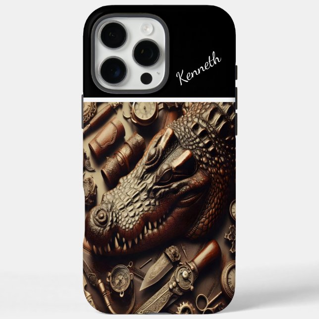 Leather Alligator  Case-Mate iPhone Case (Back)