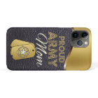 Leather and Gold Proud Army Mum