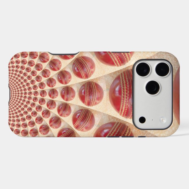 Leather Ball Rhythm Cricket Balls: Rhythmic Array (Back (Horizontal))