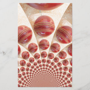 Leather Ball Rhythm Cricket Balls: Rhythmic Array Stationery