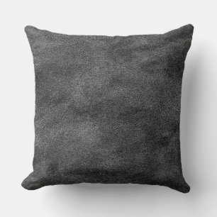 Leather Blue Tartan Fabric Crocodile Skin Cushion