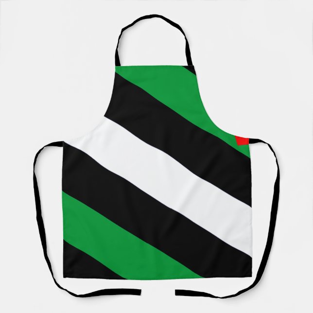 Leather Boi Pride Flag Apron (Front)