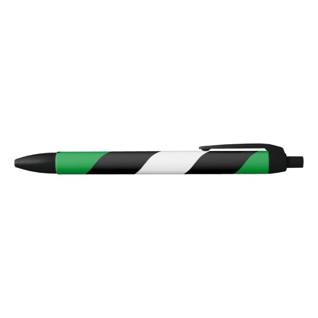 Leather Boi Pride Flag Black Ink Pen (Top)