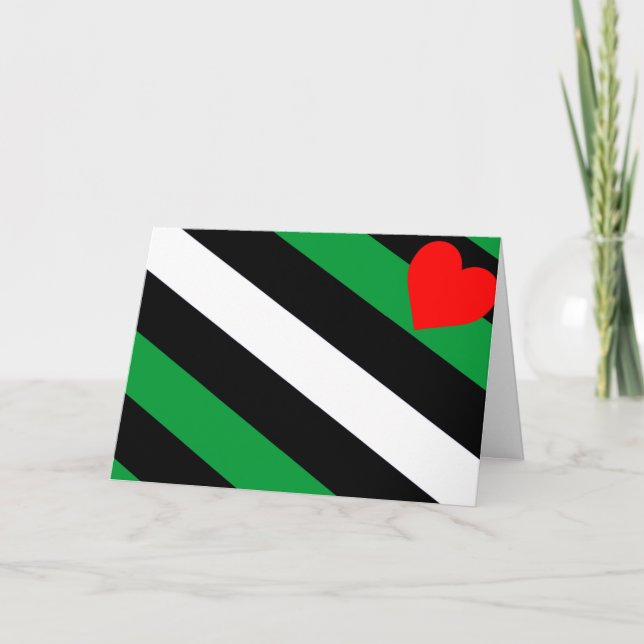 Leather Boi Pride Flag Card (Front)