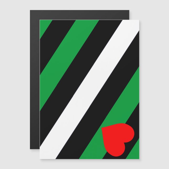 Leather Boi Pride Flag Magnetic Invitation (Front/Back)