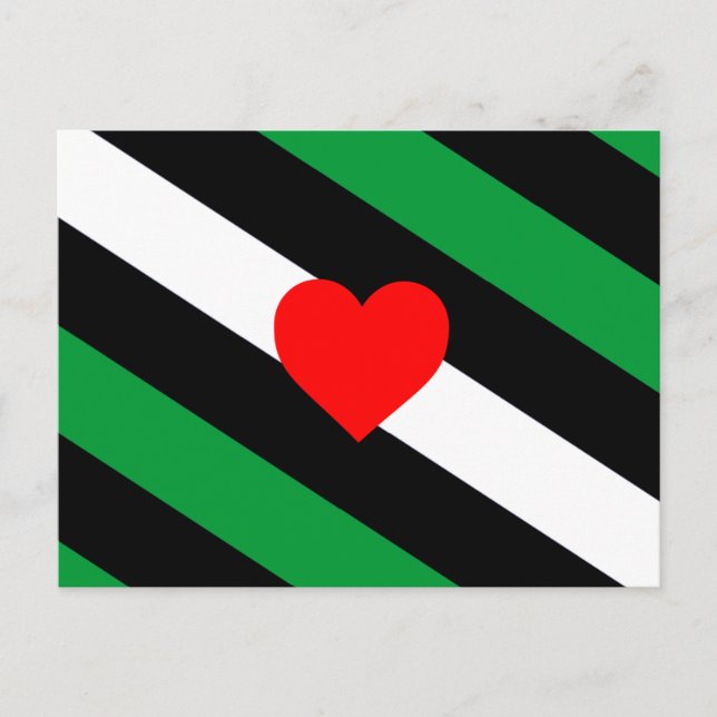 Leather Boi Pride Flag Postcard (Front)