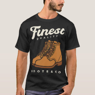 Leather boots T-Shirt