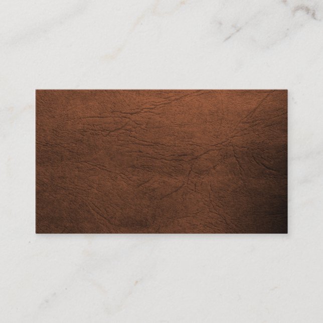 Leather Business Card (Front)
