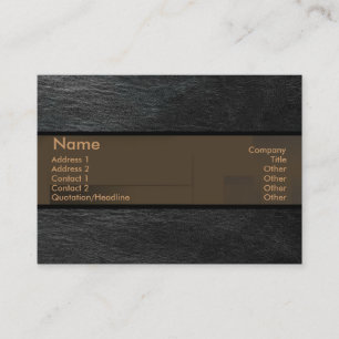 Leather Business Card
