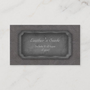 Leather Business Card 'n Suede