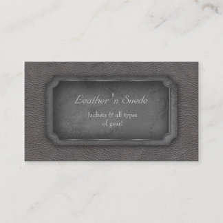 Leather Business Card 'n Suede