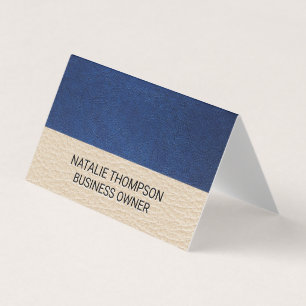 Leather Colour Block Business Card
