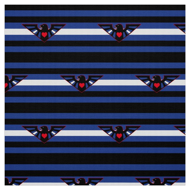 Leather Eagle Pride Flag Fabric (Swatch)
