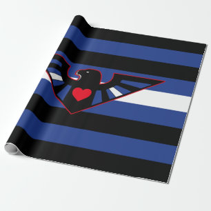 Leather Eagle Pride Flag Wrapping Paper